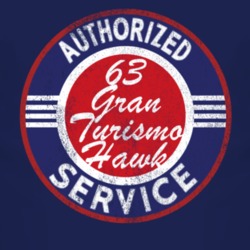 Authorized Service 1963 Studebaker Gran Turismo Hawk Distressed Look D