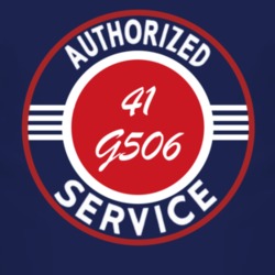 Authorized Service 1941 Chevy G506 Dark T Shirt