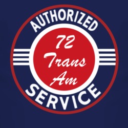 Authorized Service 1972 Pontiac Trans Am Dark T Shirt