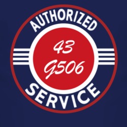 Authorized Service 1943 Chevy G506 Dark T Shirt