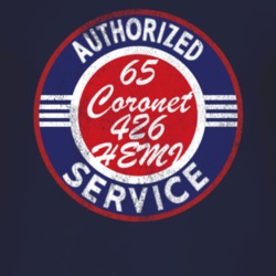 Authorized Service 1965 DODGE CORONET 426 HEMI Distressed Look Dark T 