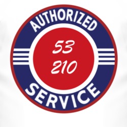 Authorized Service 1953 Chevy 210 T Shirt
