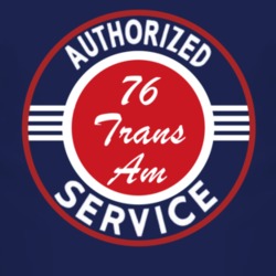 Authorized Service 1976 Pontiac Trans Am Dark T Shirt
