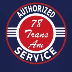 Authorized Service 1978 Pontiac Trans Am Dark T Shirt