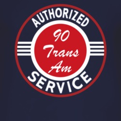 Authorized Service 1990 Pontiac Trans Am Dark T Shirt