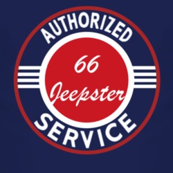 Authorized Service 1966 Revival Jeepster Dark T Shirt