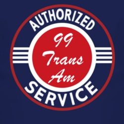 Authorized Service 1999 Pontiac Trans Am Dark T Shirt