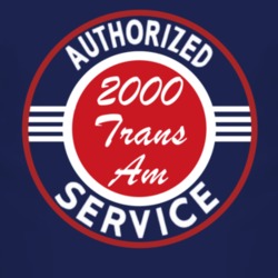 Authorized Service 2000 Pontiac Trans Am Dark T Shirt