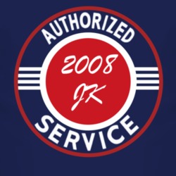 Authorized Service 2008 Wrangler JK Dark T Shirt