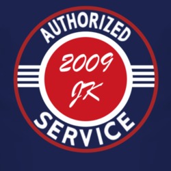 Authorized Service 2009 Wrangler JK Dark T Shirt