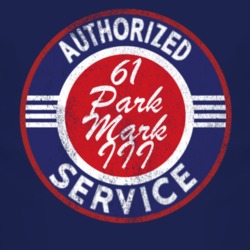 Authorized Service 1961 Tuxedo Park Mark III Distressed Look Dark T Sh