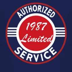 Authorized Service 1987 Cherokee Limited Dark T Shirt