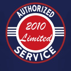 Authorized Service 2010 Commander Limited Dark T Shirt