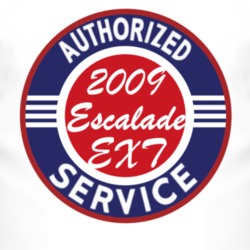 Authorized Service 2009 Cadillac Escalade EXT T Shirt