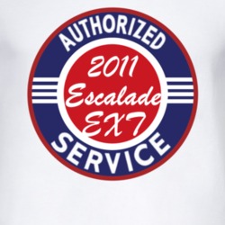Authorized Service 2011 Cadillac Escalade EXT T Shirt
