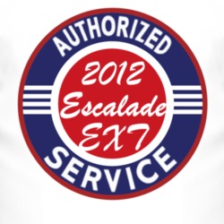 Authorized Service 2012 Cadillac Escalade EXT T Shirt