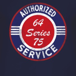 Authorized Service 1964 Cadillac Series 75 Distressed Look Dark T Shir