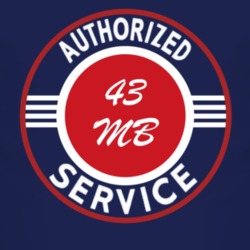 Authorized Service 1943 Willys MB Dark T Shirt