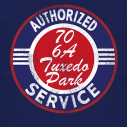 Authorized Service 1970 CJ 6A Tuxedo Park Distressed Look Dark T Shirt