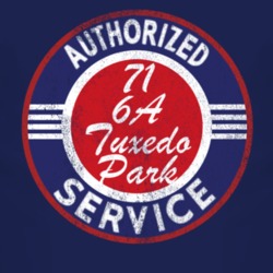 Authorized Service 1971 CJ 6A Tuxedo Park Distressed Look Dark T Shirt