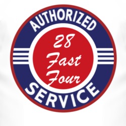 Authorized Service 1928 Dodge Fast Four T Shirt
