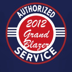 Authorized Service 2012 Chevy Grand Blazer Dark T Shirt