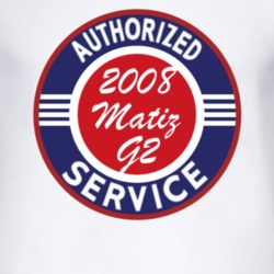 Authorized Service 2008 Pontiac Matiz G2 T Shirt