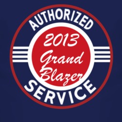 Authorized Service 2013 Chevy Grand Blazer Dark T Shirt