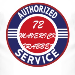 Authorized Service 1972  MAVERICK GRABBER T Shirt