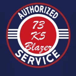 Authorized Service 1973 Chevy K5 Blazer Dark T Shirt