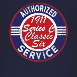 Authorized Service 1911 Chevy Series C Classic Six Distressed Look Dar