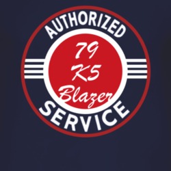 Authorized Service 1979 Chevy K5 Blazer Dark T Shirt