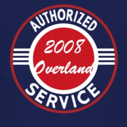 Authorized Service 2008 Commander Overland Dark T Shirt
