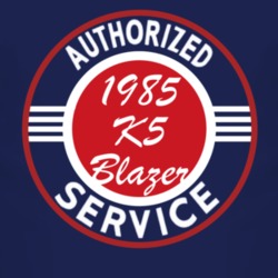 Authorized Service 1985 Chevy K5 Blazer Dark T Shirt