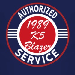 Authorized Service 1989 Chevy K5 Blazer Dark T Shirt