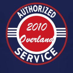 Authorized Service 2010 Laredo Overland Dark T Shirt