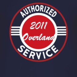 Authorized Service 2011 Laredo Overland Dark T Shirt