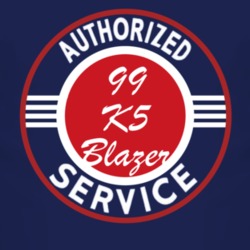 Authorized Service 1999 Chevy K5 Blazer Dark T Shirt