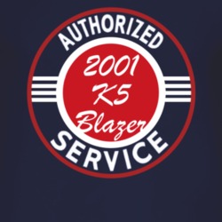 Authorized Service 2001 Chevy K5 Blazer Dark T Shirt