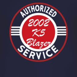 Authorized Service 2002 Chevy K5 Blazer Dark T Shirt