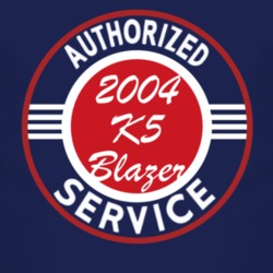 Authorized Service 2004 Chevy K5 Blazer Dark T Shirt