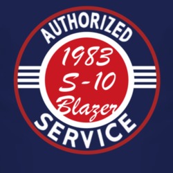 Authorized Service 1983 Chevy S-10 Blazer Dark T Shirt