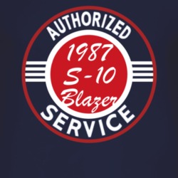 Authorized Service 1987 Chevy S-10 Blazer Dark T Shirt