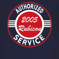 Authorized Service 2005 TJ Rubicon Dark T Shirt