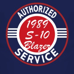 Authorized Service 1989 Chevy S-10 Blazer Dark T Shirt