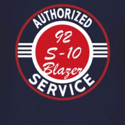 Authorized Service 1992 Chevy S-10 Blazer Dark T Shirt
