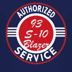 Authorized Service 1993 Chevy S-10 Blazer Dark T Shirt