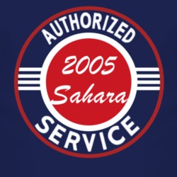 Authorized Service 2005 Rubicon Sahara Dark T Shirt