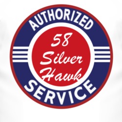 Authorized Service 1958 Studebaker Silver Hawk T Shirt