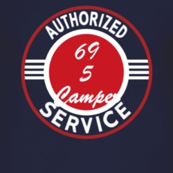 Authorized Service 1969 CJ 5 Camper Dark T Shirt